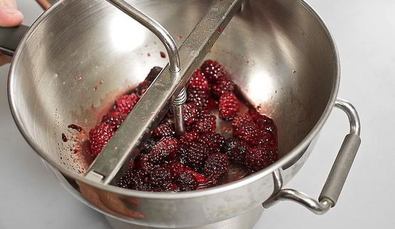 курица с ежевикой