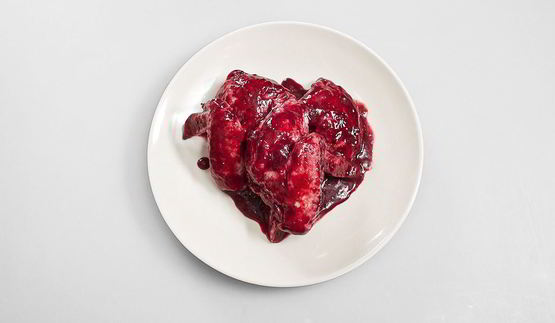 курица с ежевикой