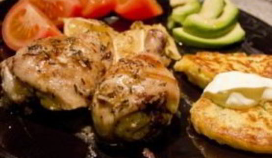 курица с лимоном и тимьяном