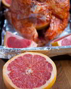 Курица с паприкой и грейпфрутом