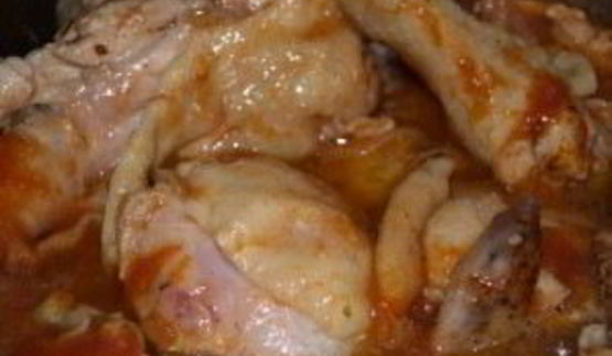 мясо под сметанным соусом