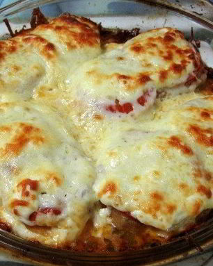 Мясо под сырно-майонезной шубой