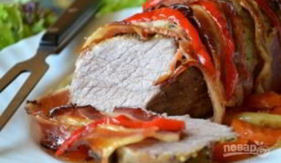 мясо в духовке куском