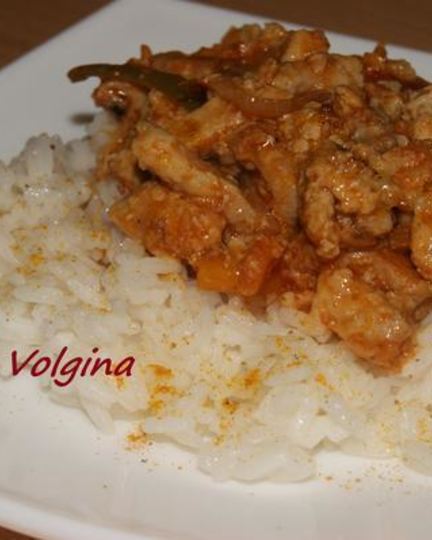 Рецепт мяса в кляре с овощами