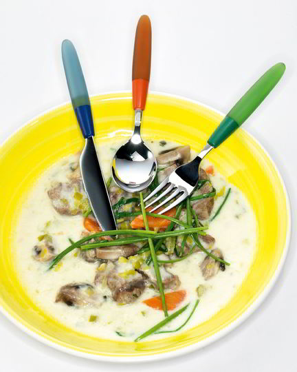 Рецепт телятины с йогуртом и овощами