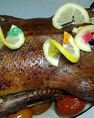 Утка в яблочном соке