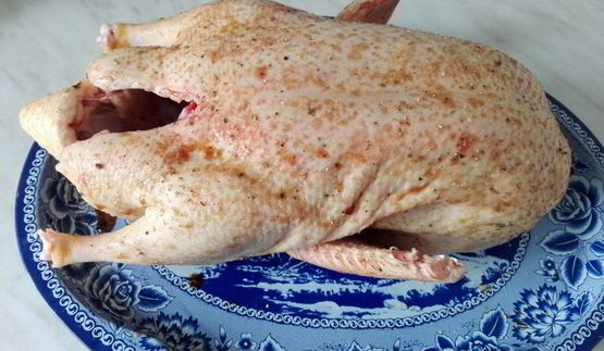 утка в яблочном соке