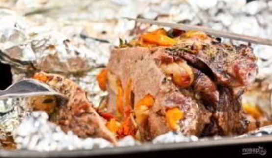 язык говяжий в духовке