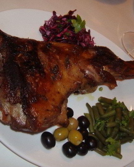 Рецепт запеченой баранины с чесноком и орегано