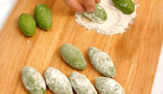 ньокки со шпинатом