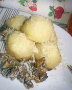 Ньокки, тушенные в сливочно-грибном соусе