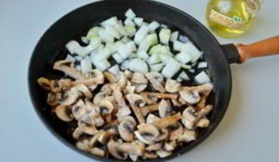 баклажаны, фаршированные грибами