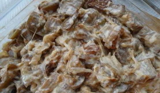 баклажаны грибочки