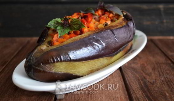 баклажаны с бараниной в духовке