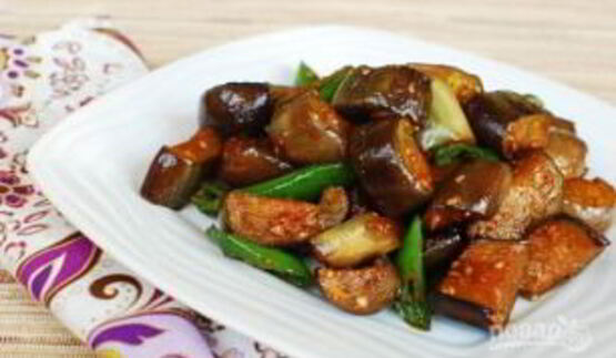 баклажаны с чили перцем