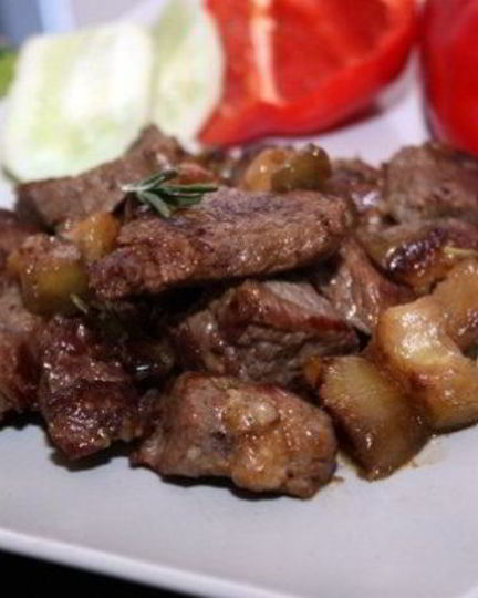 Рецепт баклажанов тушеных с мясом