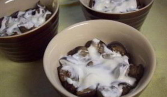 баклажаны в сметане