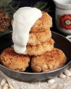 Биточки из фасоли и сыра