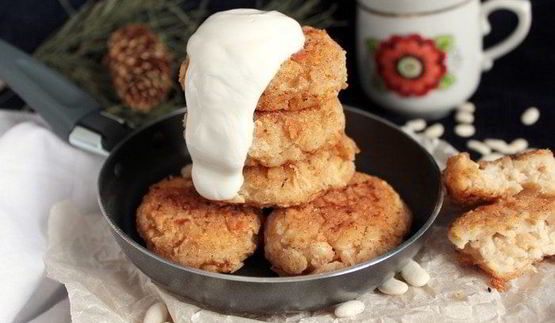 биточки из фасоли и сыра