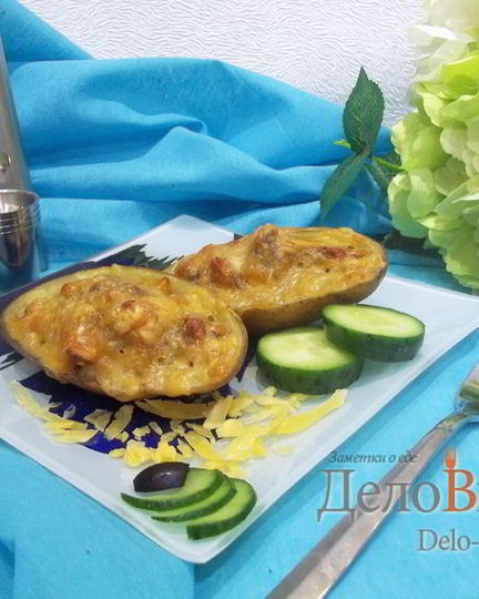 Рецепт фаршированной картошки в духовке с мясным фаршем