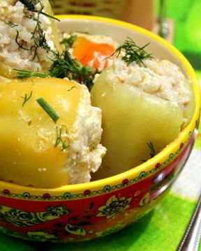 Фаршированный перец в мультиварке