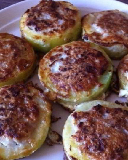 Рецепт кабачков, фаршированных фаршем, в кляре