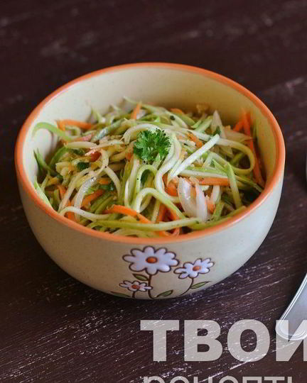 Рецепт кабачков по-корейски