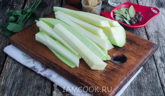 кабачки в горчичном маринаде на зиму