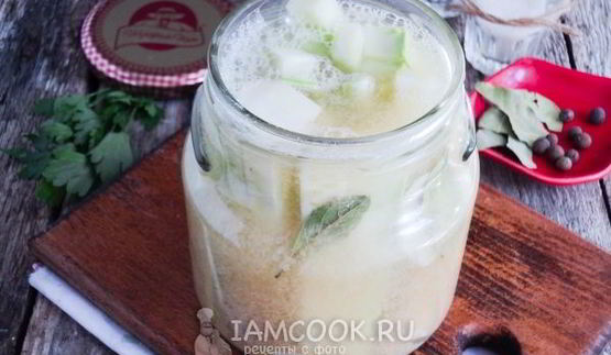 кабачки в горчичном маринаде на зиму