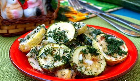 кабачки в сливочном соусе