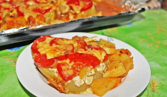 кабачки запеченные в фольге в духовке