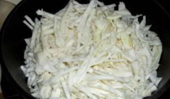 капуста со свининой