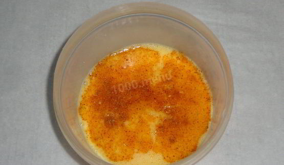 цветная капуста с яйцом на сковороде