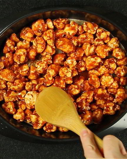 Рецепт цветной капусты в остром соусе