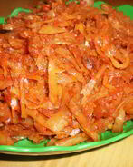 Тушеная капуста в мультиварке-скороварке