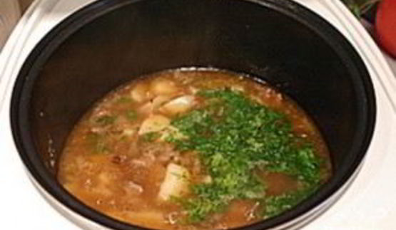 тушеная картошка в мультиварке редмонд