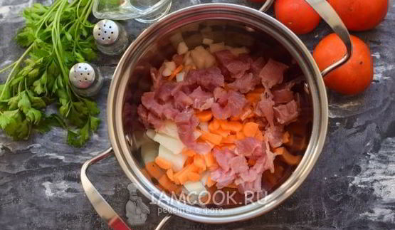 тушеная картошка