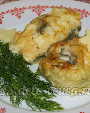 Тушеная пикша