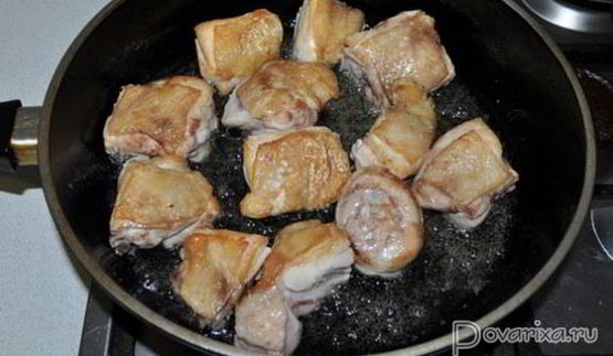 тушеный картофель с курицей