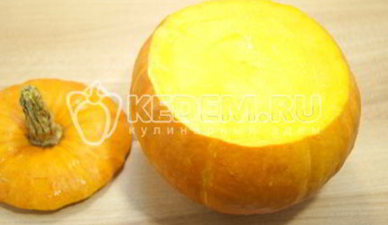 тыква с мясом в духовке