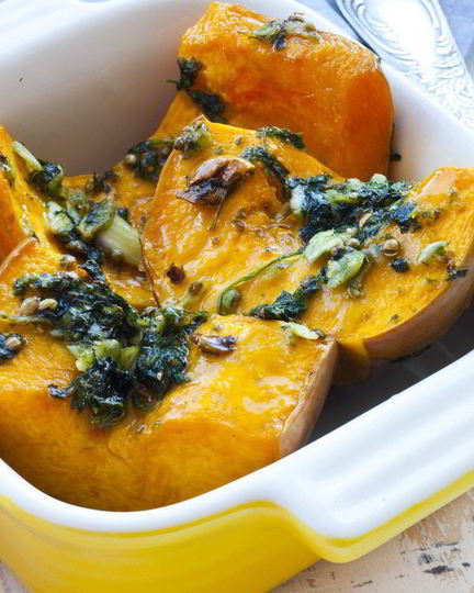 Рецепт тыквы, запеченной в фольге