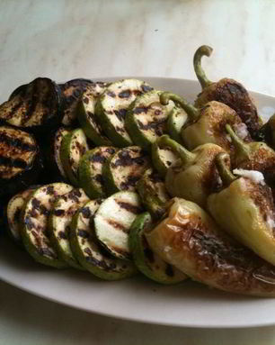 Жареные греческие перчики