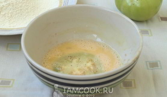 жареные зеленые помидоры