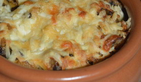 горшочки с печенью и картошкой