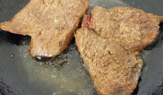 говяжья печень с луком и морковью в мультиварке