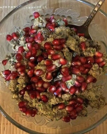 Рецепт кучмачей — печени и сердце курицы с орехами