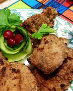 Куриная печень, маринованная в сметане