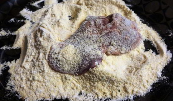 куриная печень, маринованная в сметане