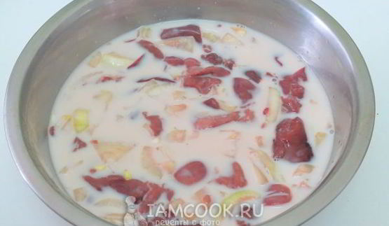 куриная печень с картошкой в духовке