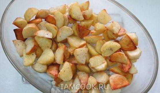 куриная печень с картошкой в духовке